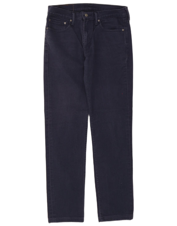 Levi's Uomo 511 Slim Jeans W32 L32 Cotone Blu Navy