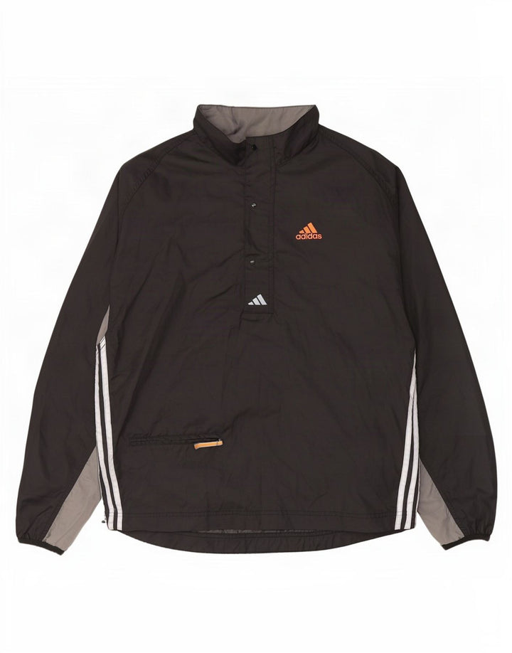 Adidas gornji dio trenirke slobodnog kroja UK 40/42 srednje crne boje
