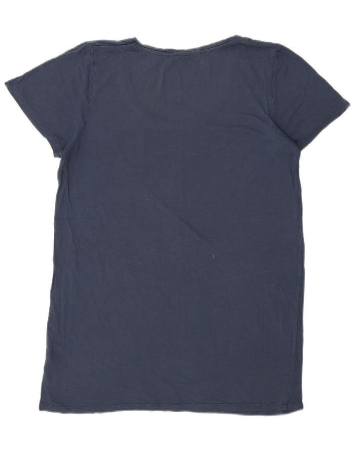 Camiseta Oasis para mujer Top UK 44 Viscosa azul medio