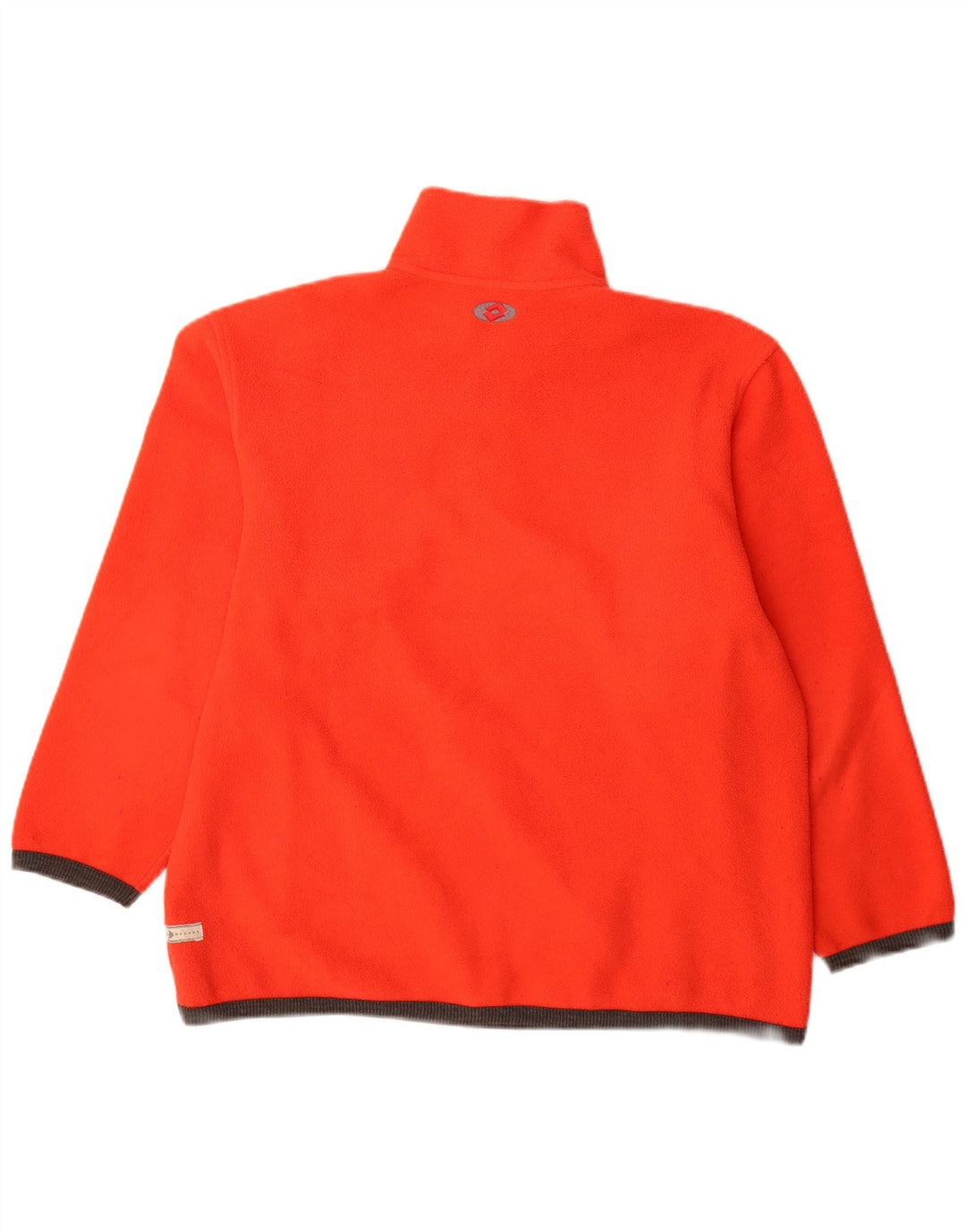 Lotto Dame grafisk lynlås hals Fleece Jumper UK 14 Medium Orange Polyester