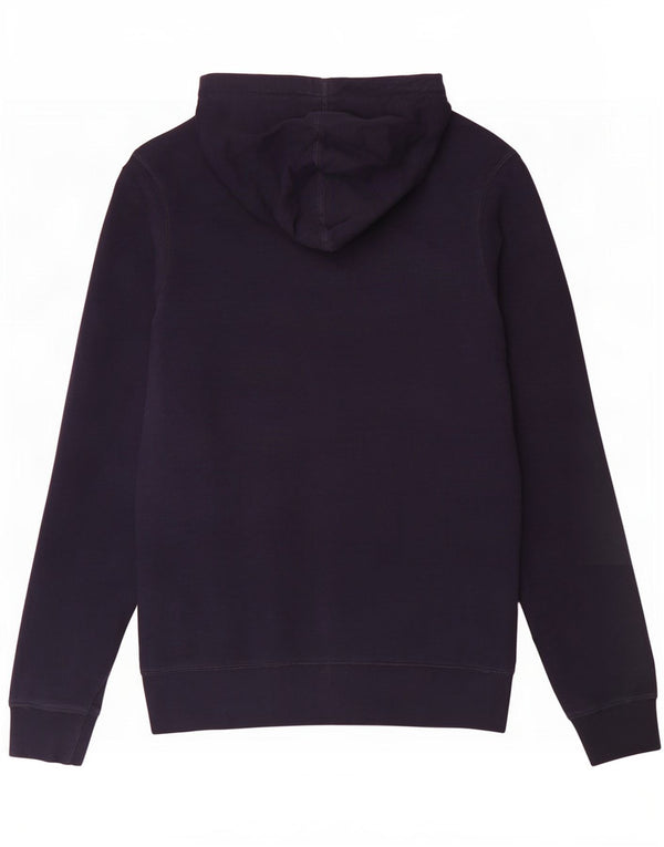 Petrol Industries Mens Graphic Hoodie Jumper Small Navy Blue Cotton