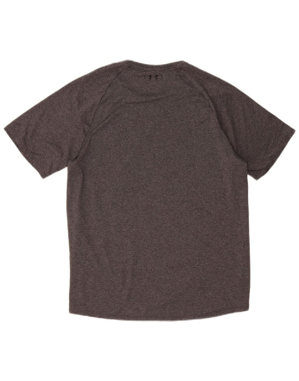 Under Armour Mens T-Shirt Top Large Grey Flecked