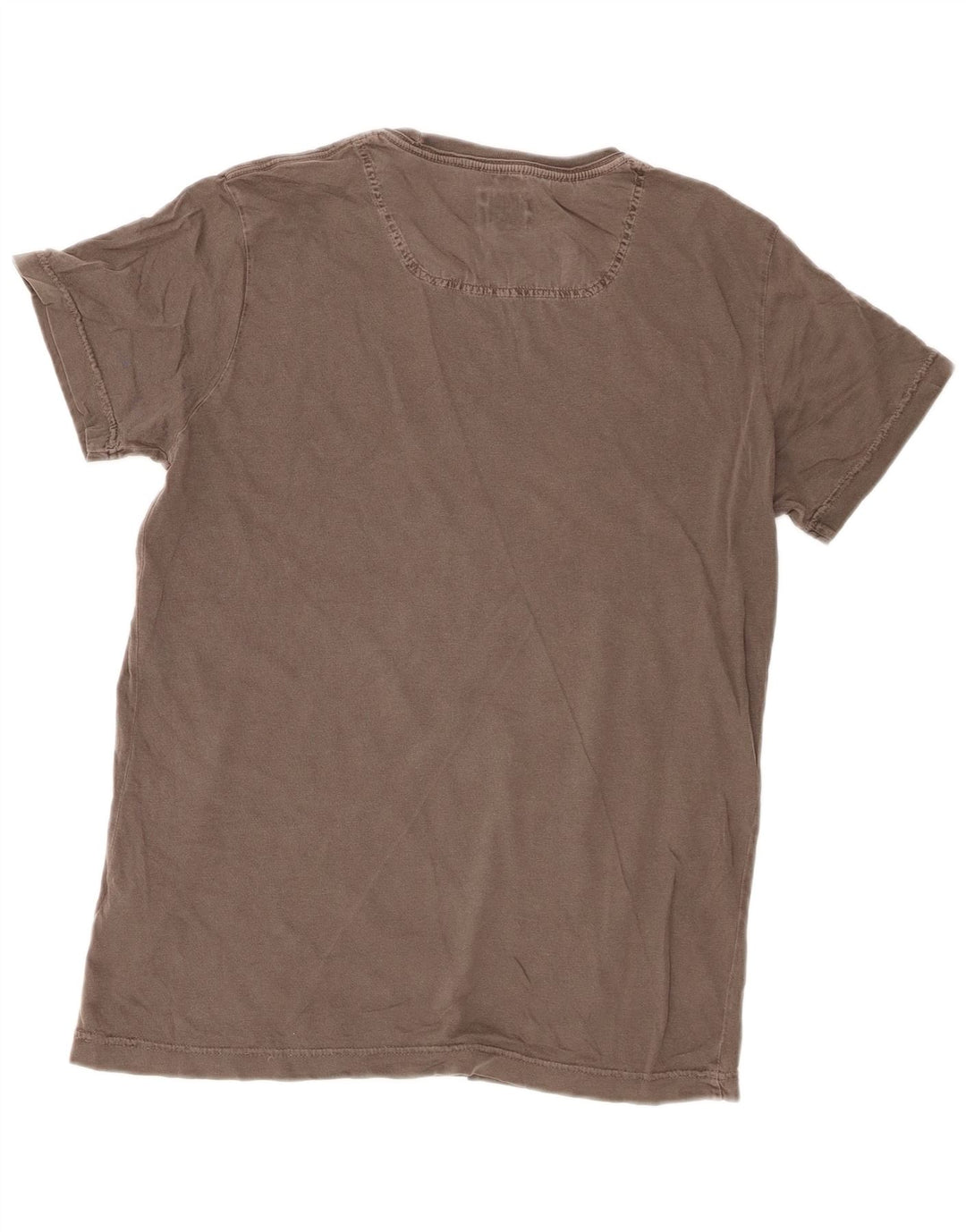 Diesel T-Shirt Graphique Homme Gris Moyen Coton