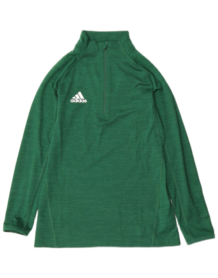 ADIDAS Womens Aeroready Pullover Tracksuit Top UK 8/10 Small Green