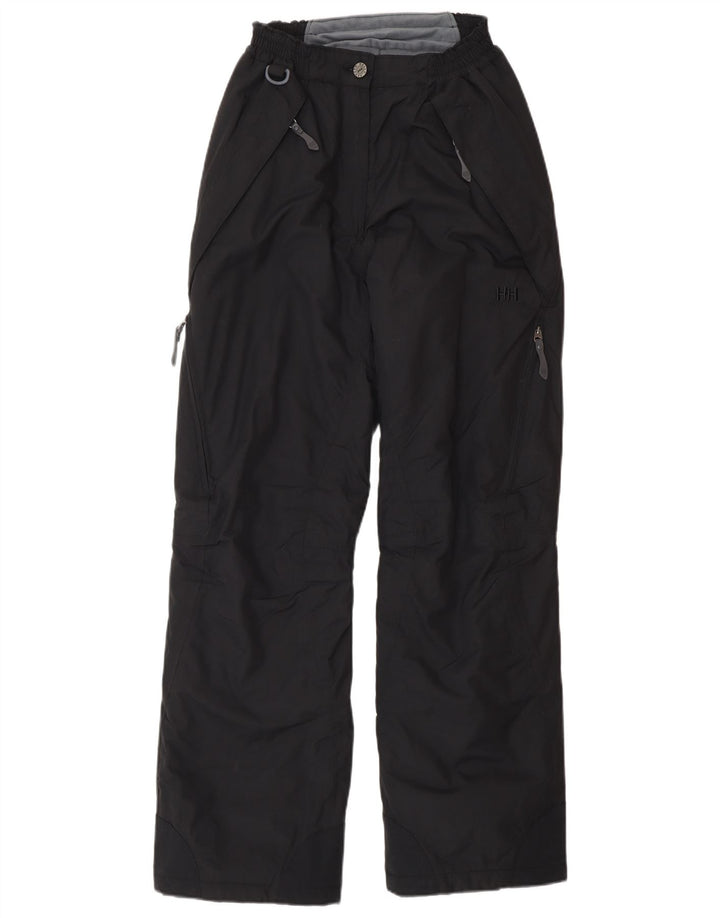 Helly Hansen Womens Ski Trousers UK 6 XS Black Nylon
