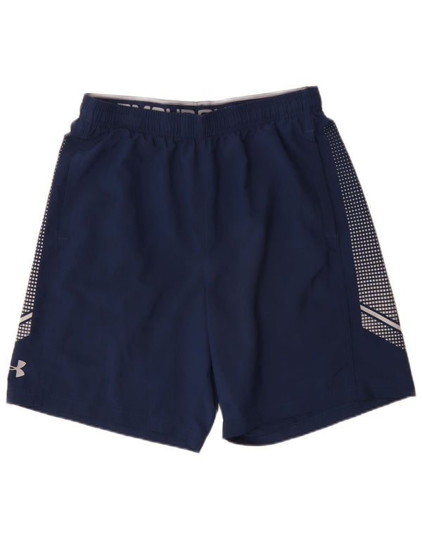 Ανδρικό αθλητικό σορτς Under Armour Heat Gear Μεγάλο μπλε ναυτικό γεωμετρικό