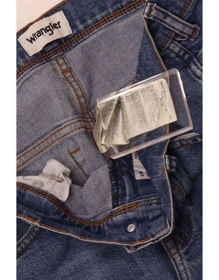 Wrangler Mens Texas Slim Jeans W36 L32 Blue Cotton