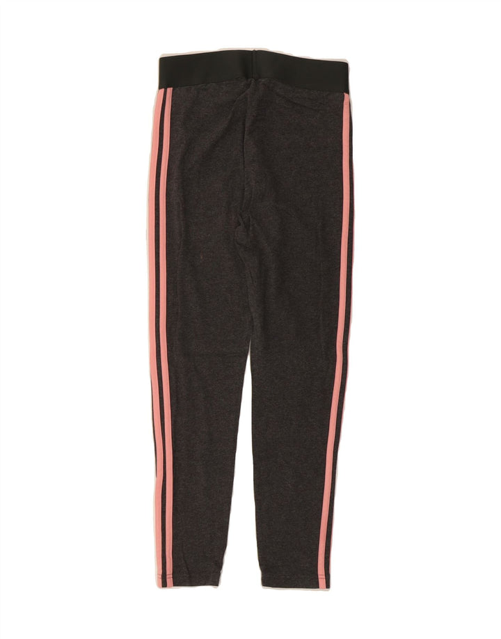 ADIDAS Womens Leggings UK 8 Small  Grey Vintage Adidas and Second-Hand Adidas from Messina Hembry 