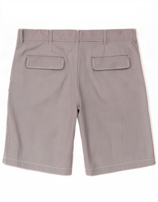 Benetton Mens Casual Shorts IT 48 Medium W38 Blue Striped
