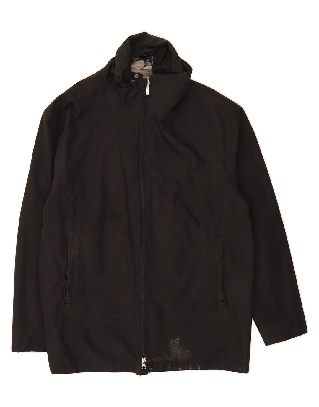 GANT Mens Bomber Jacket UK 42 XL Black Polyester Vintage Gant and Second-Hand Gant from Messina Hembry 
