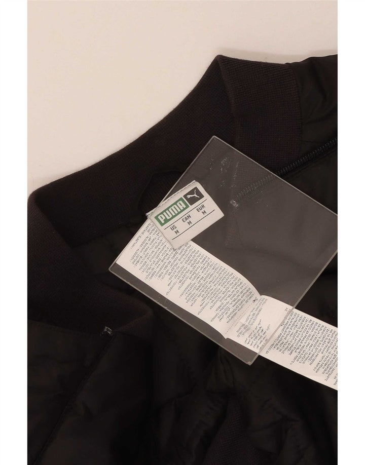 Puma Giacca imbottita da uomo UK 38 Medium Black Poliestere