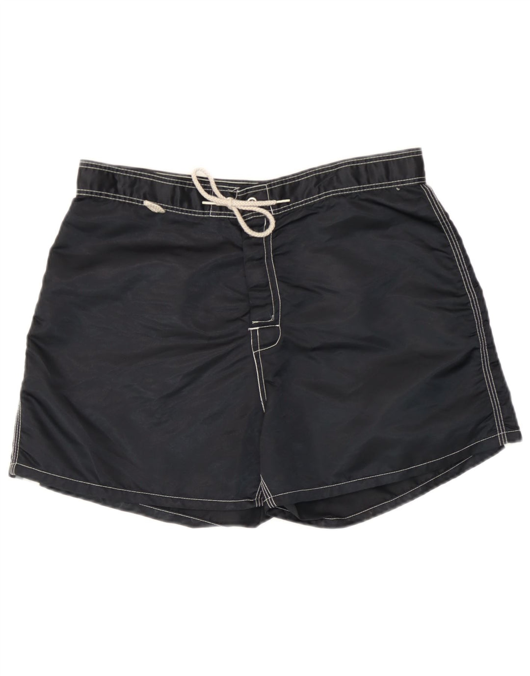Sundek Mens Swimming Shorts Medium  Black Striped Nylon