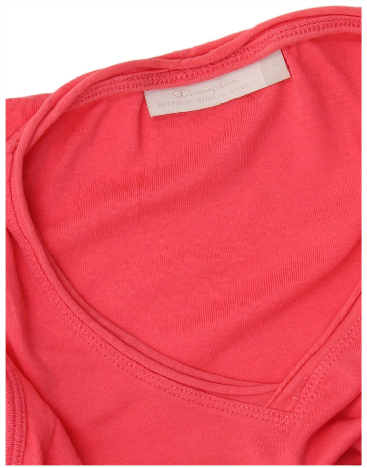 CHAMPION Womens Vest Top UK 14 Large Pink