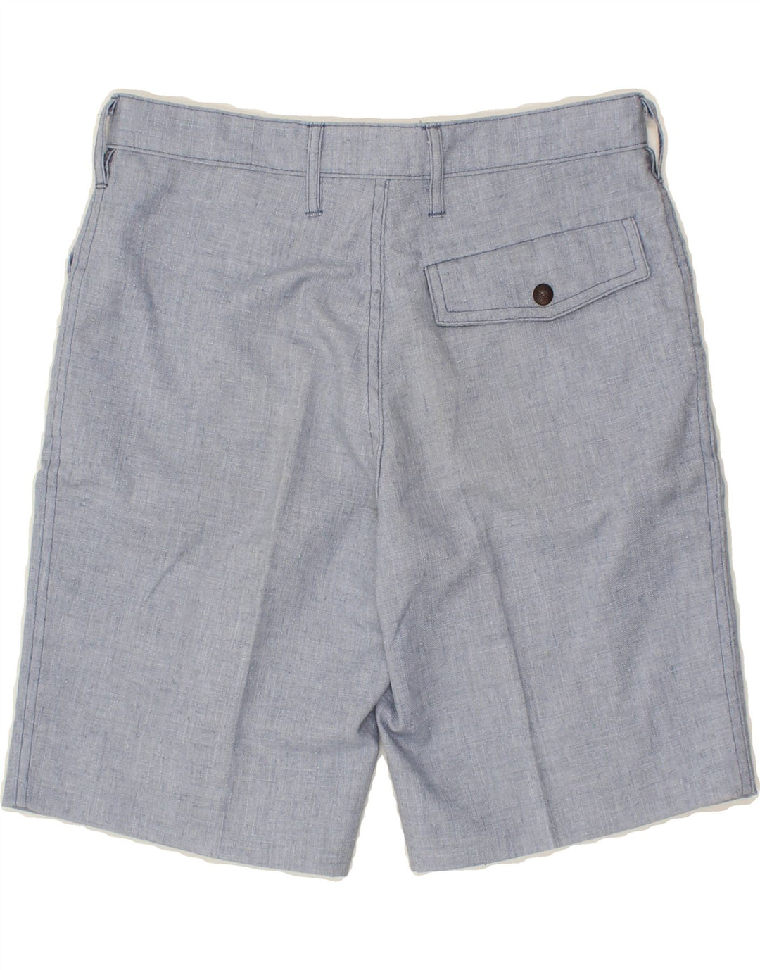 VINTAGE Womens Casual Shorts IT 40 Small W30  Blue Polyester Vintage Vintage and Second-Hand Vintage from Messina Hembry 