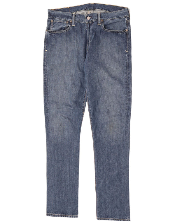 Polo Ralph Lauren Mens Skinny Jeans W32 L34 Blue Cotton