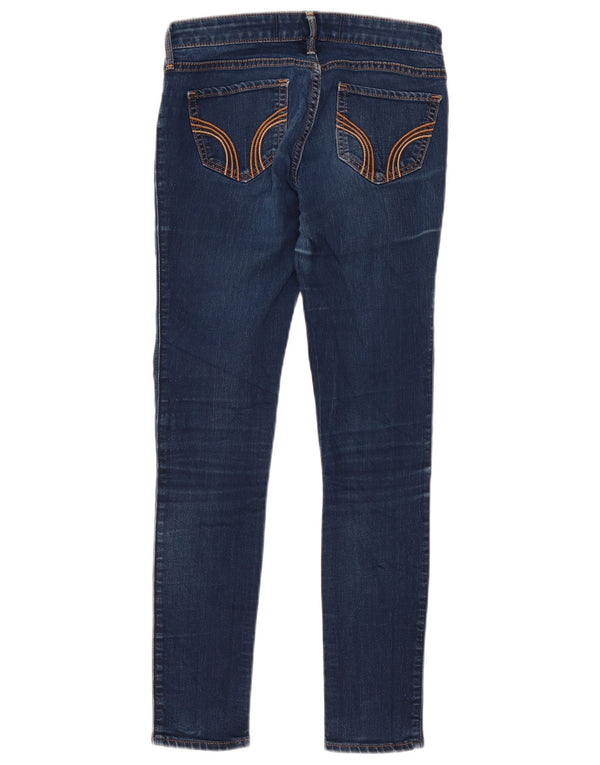 Hollister Womens Skinny Jeans US 1 XS W25 L27 Navy Blue Cotton