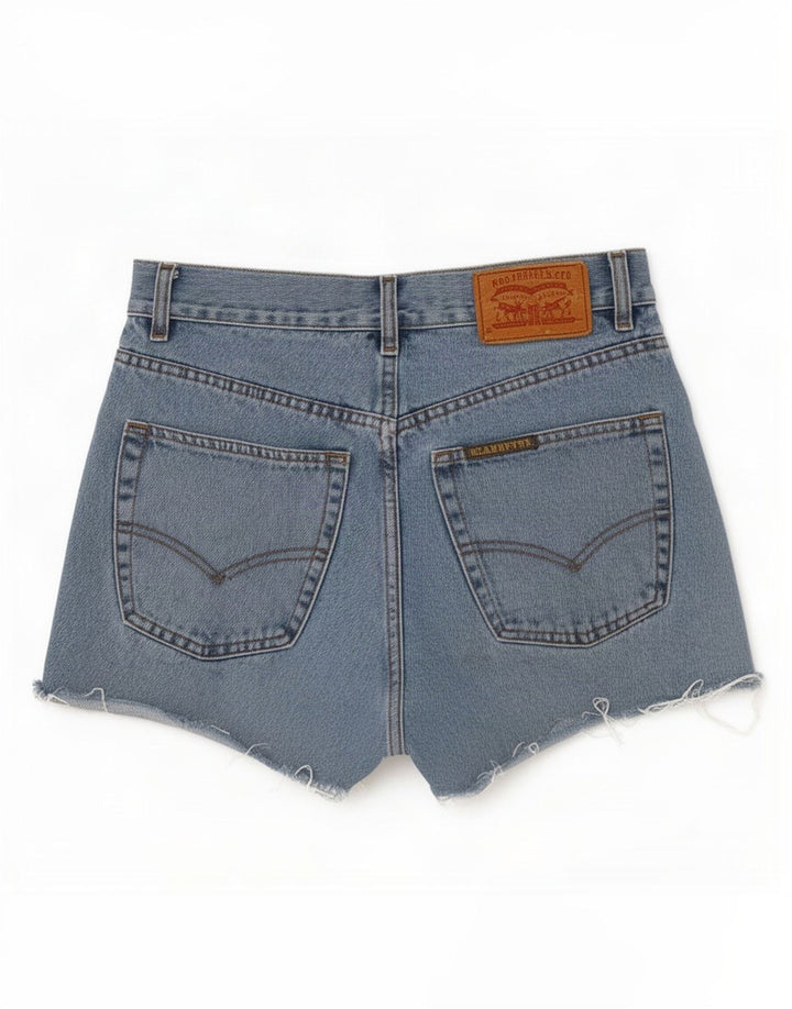 Levi's Damen-Jeansshorts, mittelgroß, W29, blaue Baumwolle