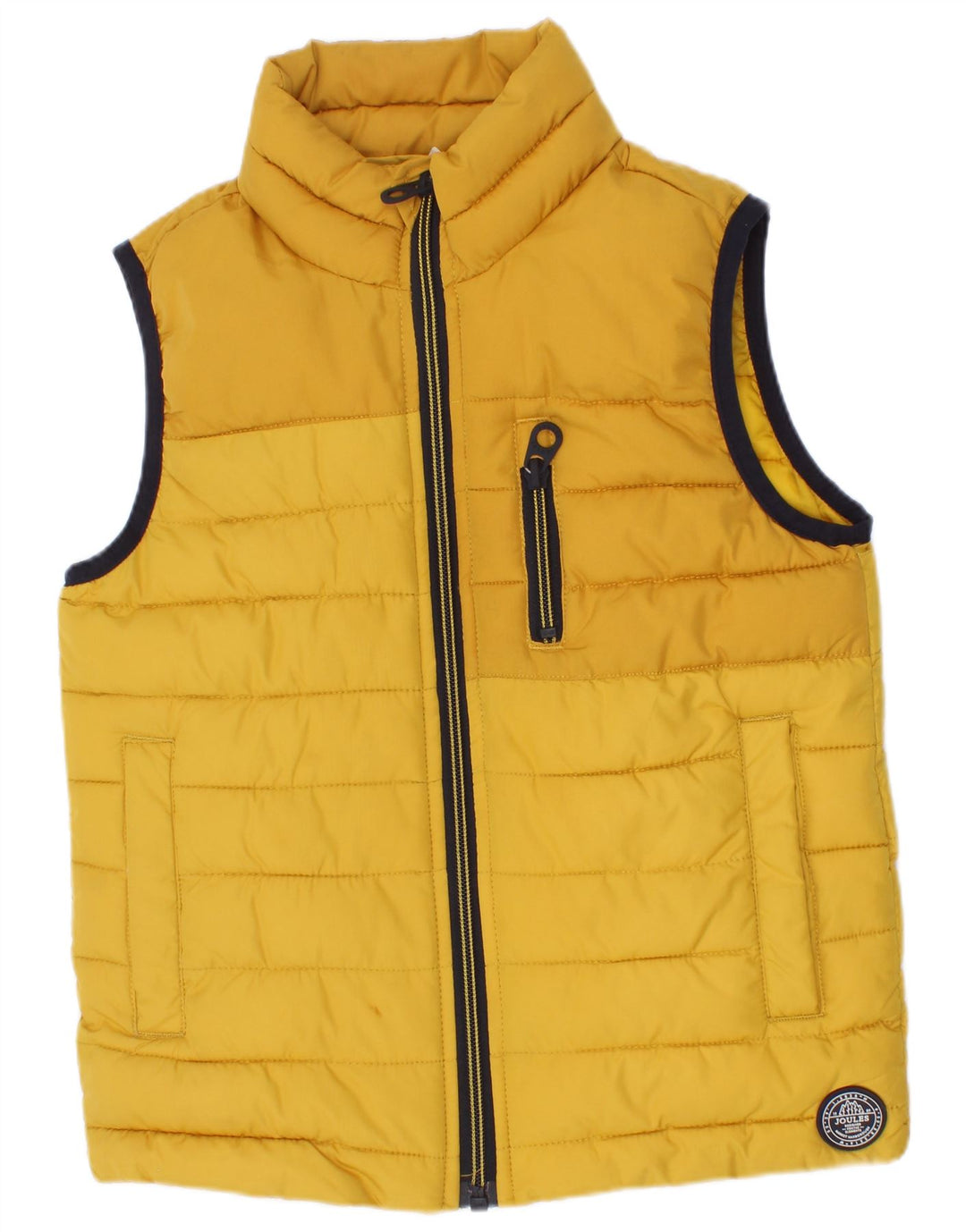 Joules Girls Padded Gilet 4-5 Years Yellow Polyester