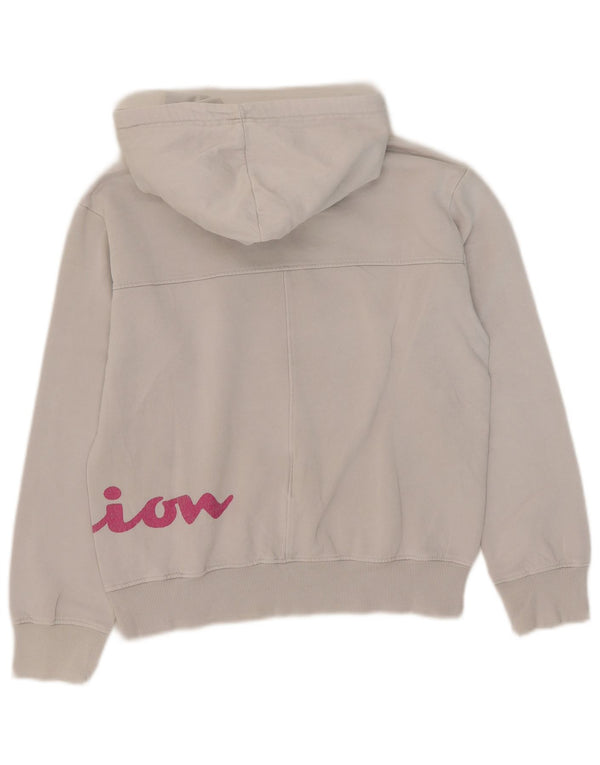 Maglione con cappuccio oversize grafico da donna Champion UK 6 XS cotone bianco