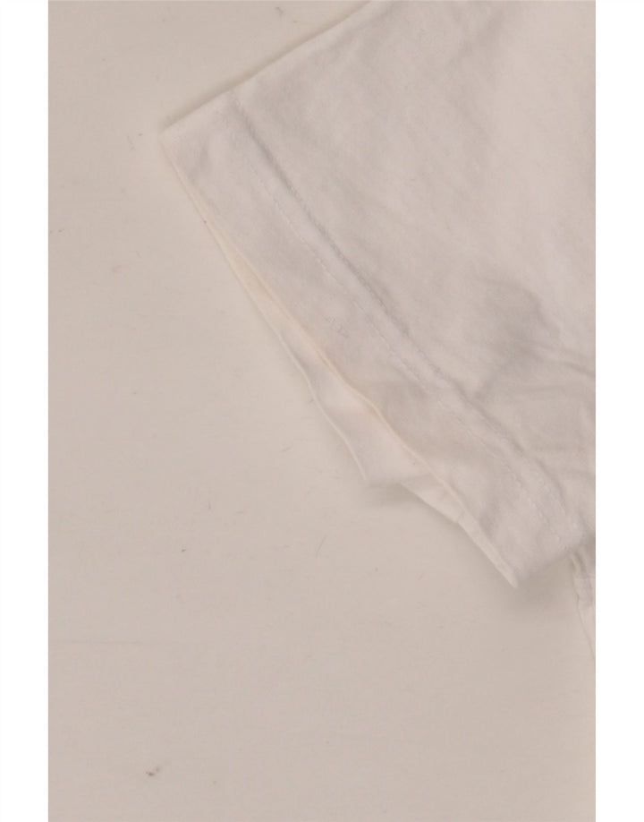 Crew Clothing Mens T-Shirt Top Large White Cotton