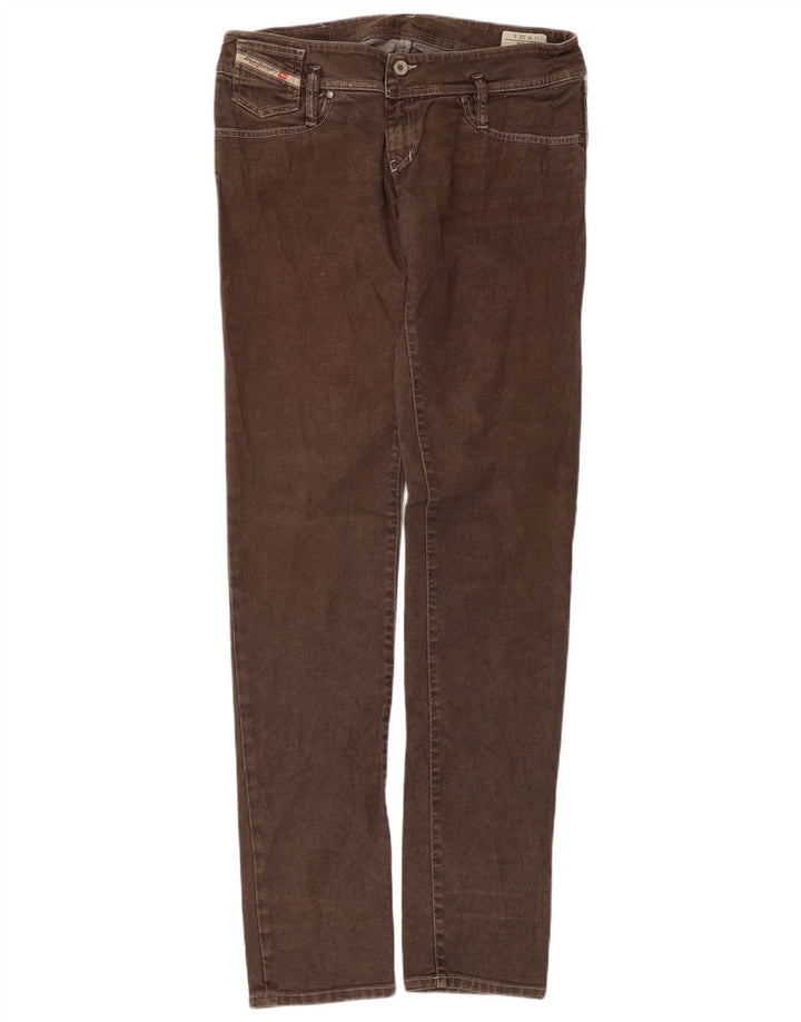 Diesel Dame Slim Jeans W32 L35 Brun Bomuld