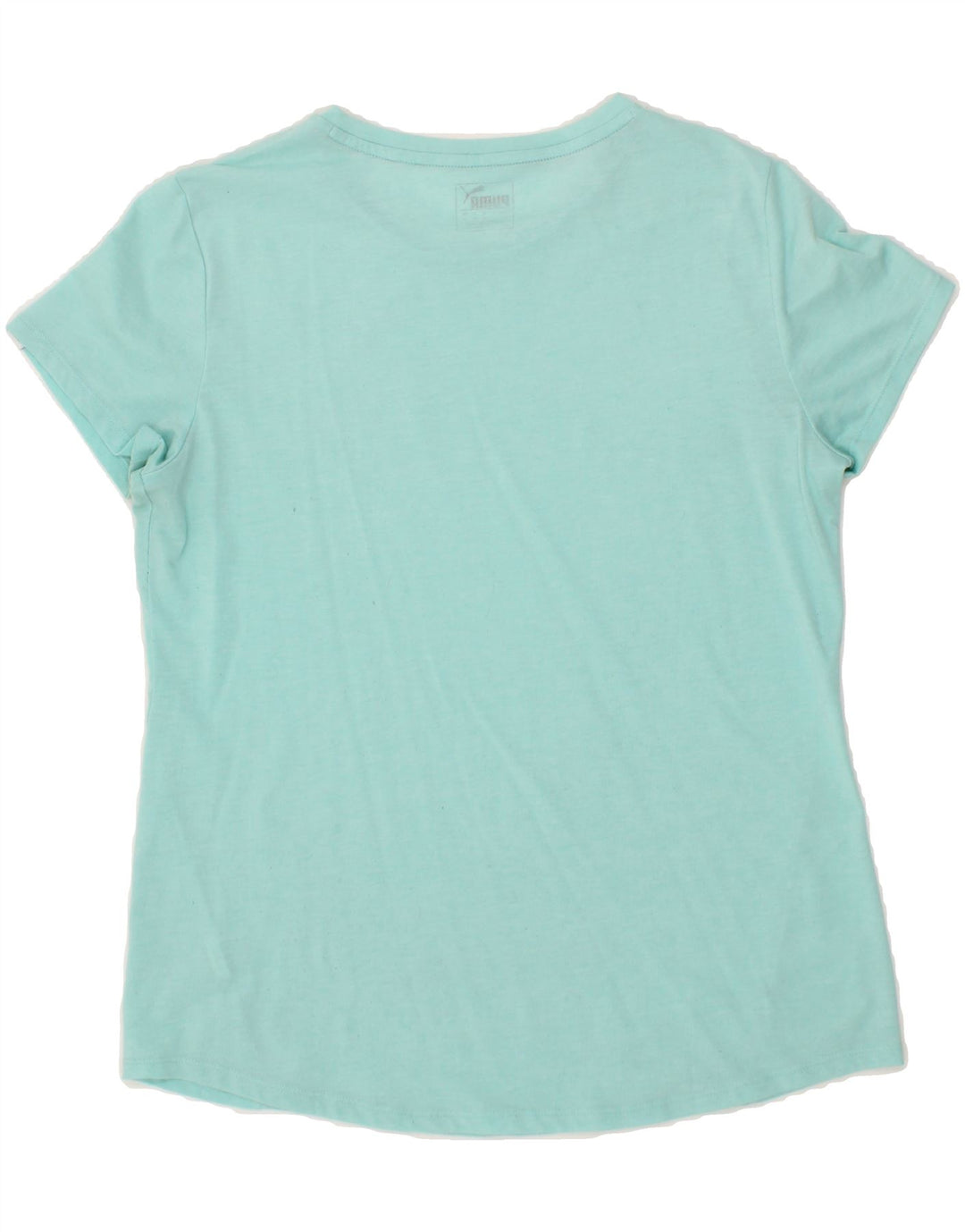 PUMA Womens Graphic T-Shirt Top UK 14 Large Blue Vintage Puma and Second-Hand Puma from Messina Hembry 