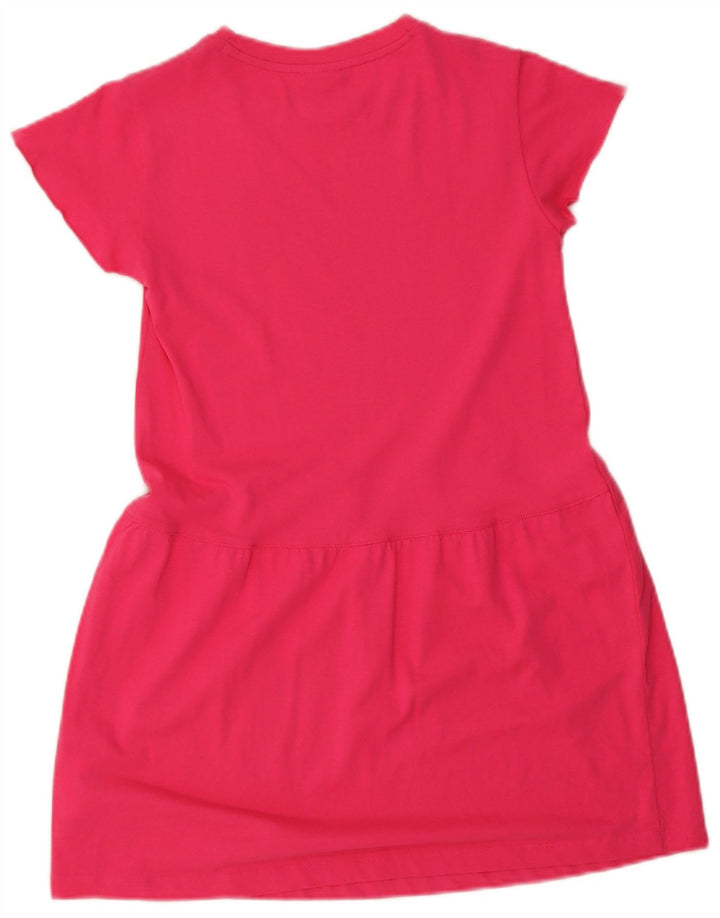Champion Grafik-Basic-Kleid für Mädchen, 9–10 Jahre, mittelrosa, Baumwolle