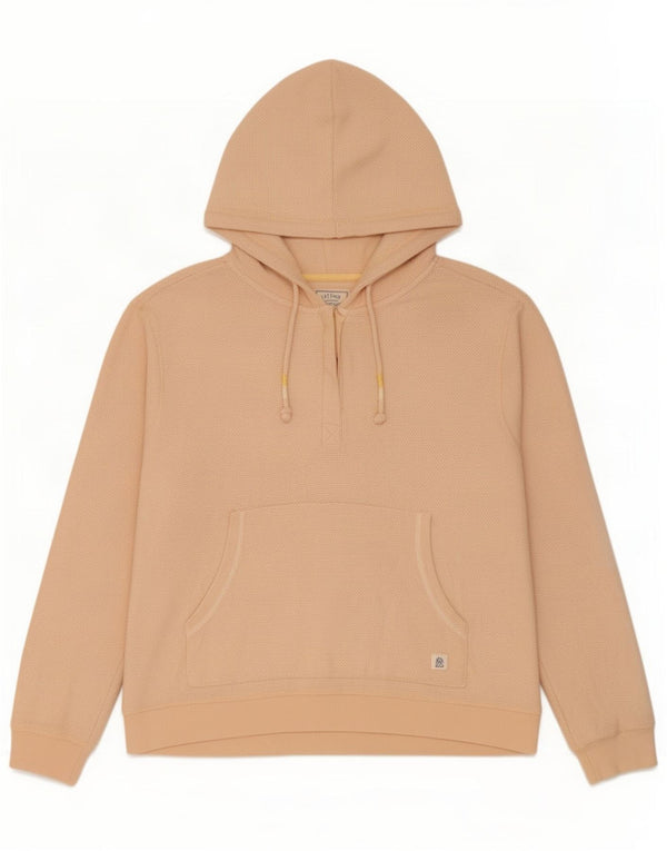 Fat Face Damen-Pullover mit übergroßem Kapuzenpullover, UK 16, Größe L, Beige, Baumwolle