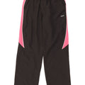 REEBOK Træningsdragtsbukser til kvinder UK 14 Large Black Colourblock Polyester