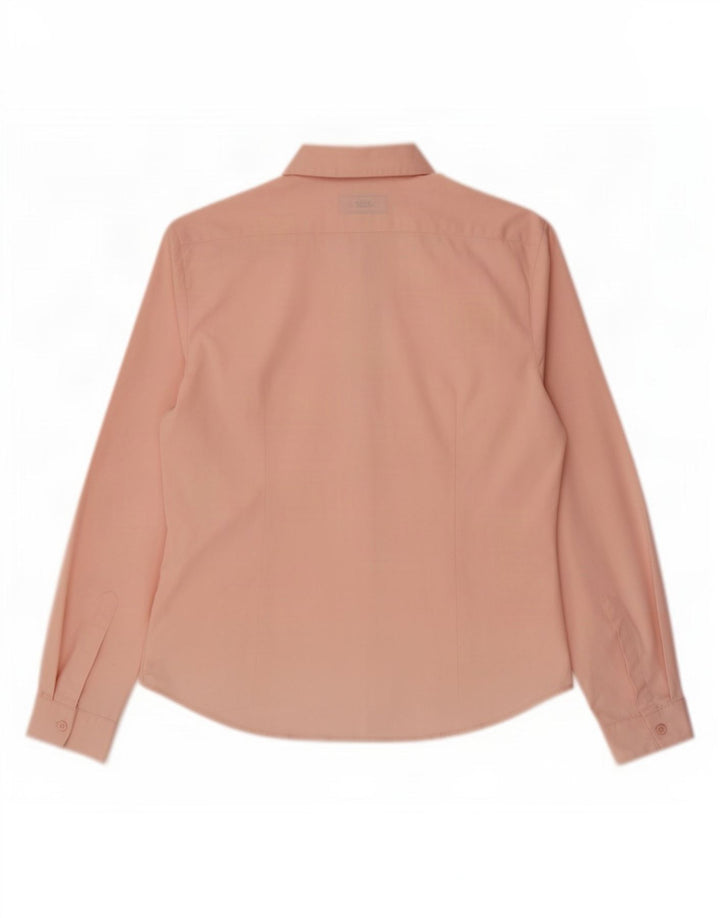 Marks & Spencer Damen-Hemd UK 12 aus mittelrosa Baumwolle