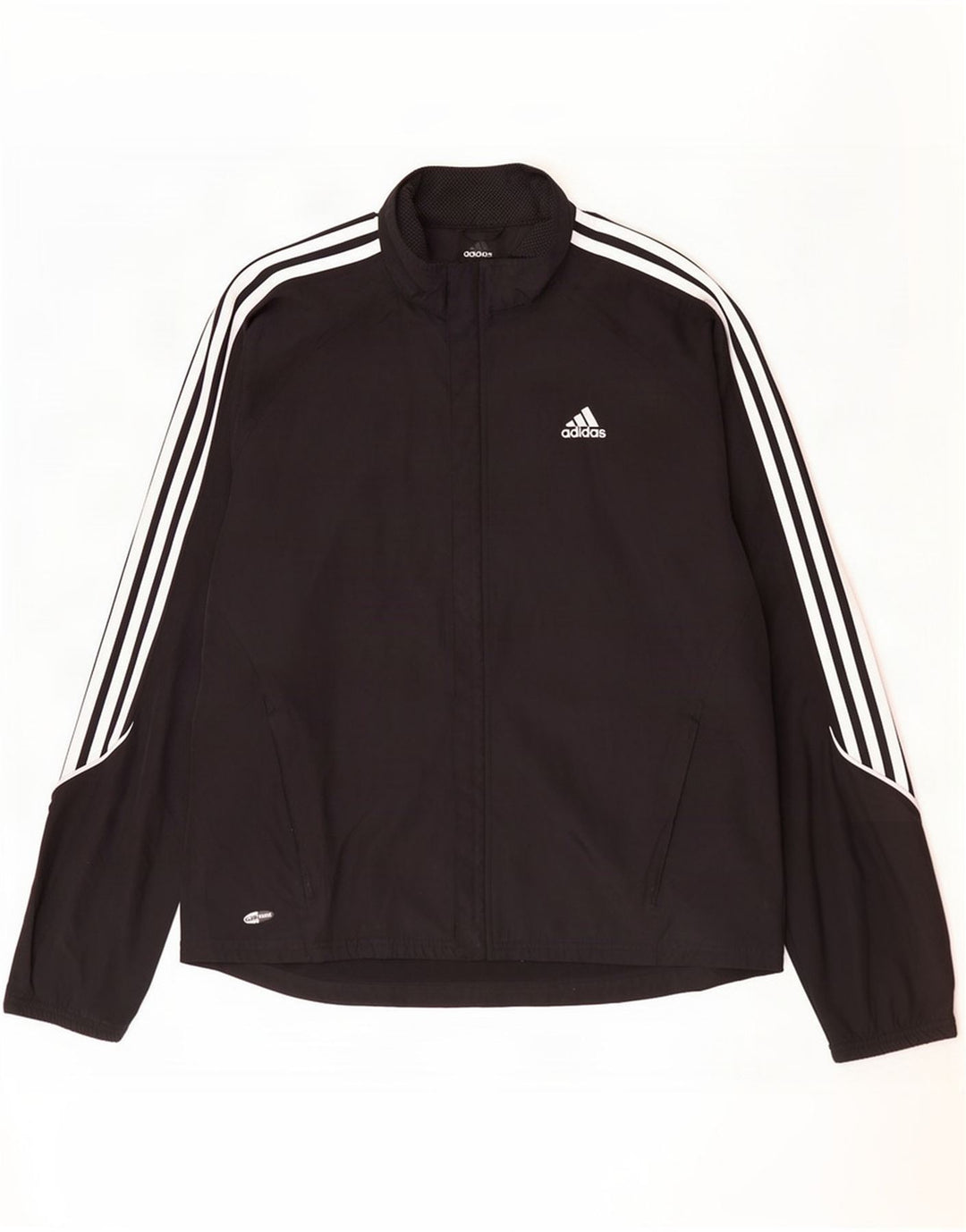 Adidas Męska kurtka dresowa Clima Proof, duża, czarna, poliestrowa
