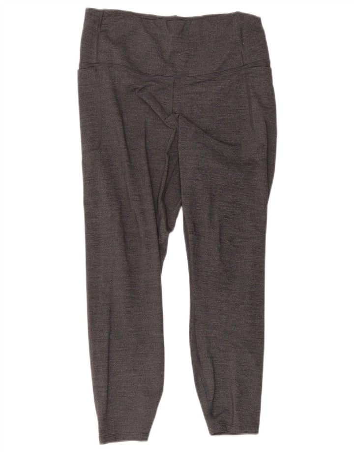 Under Armour Womens Capri Leggings UK 12 Medium Grey
