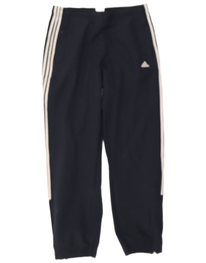 Adidas Damen Trainingshose Jogger UK 12 Medium Marineblau Polyester