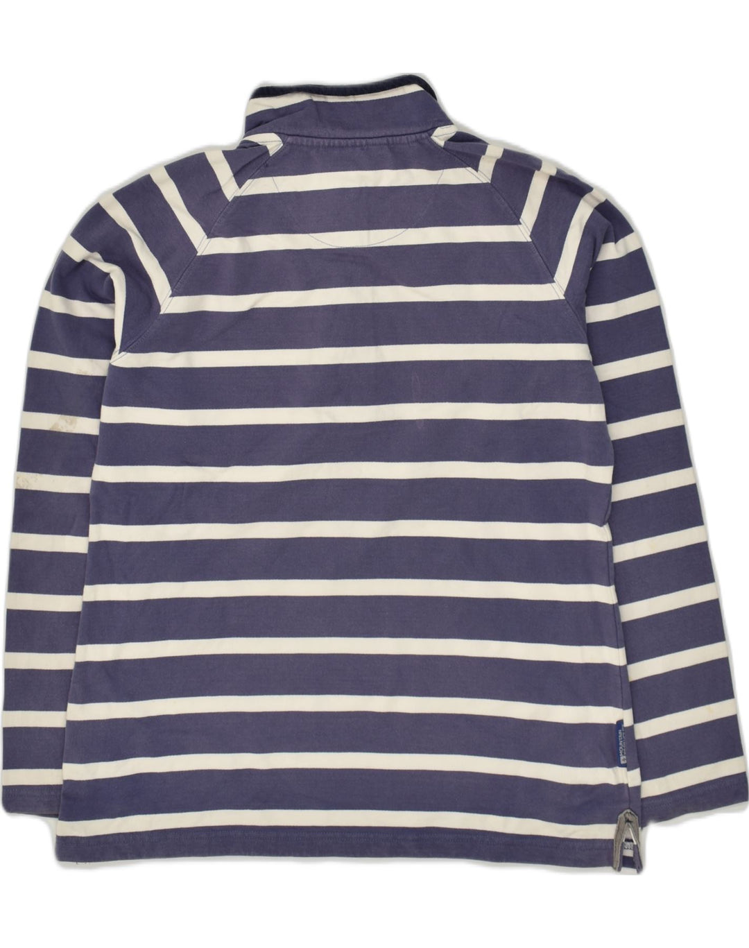 MOUNTAIN WAREHOUSE Womens Sweatshirt Jumper UK 16 Large Navy Blue Striped | Vintage Mountain Warehouse | Thrift | Second-Hand Mountain Warehouse | Used Clothing | Messina Hembry 