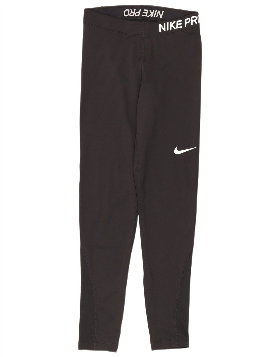 Leggings grafici Nike da donna Dri Fit UK 8 piccoli poliestere nero