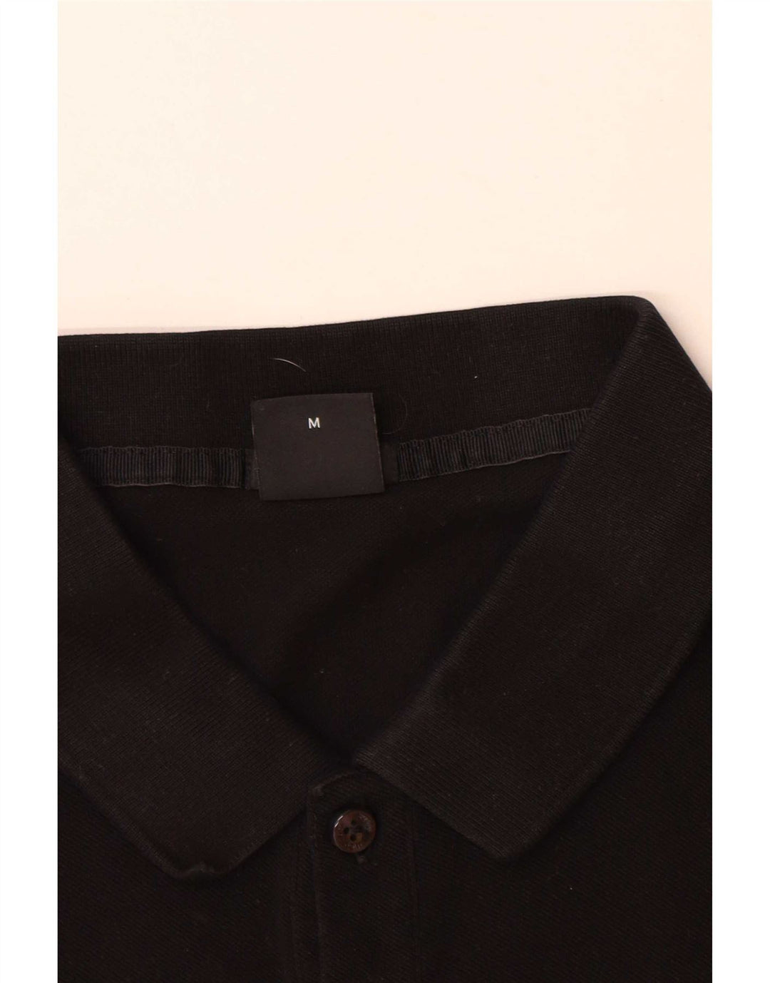 Polo da uomo Hugo Boss in cotone nero medio