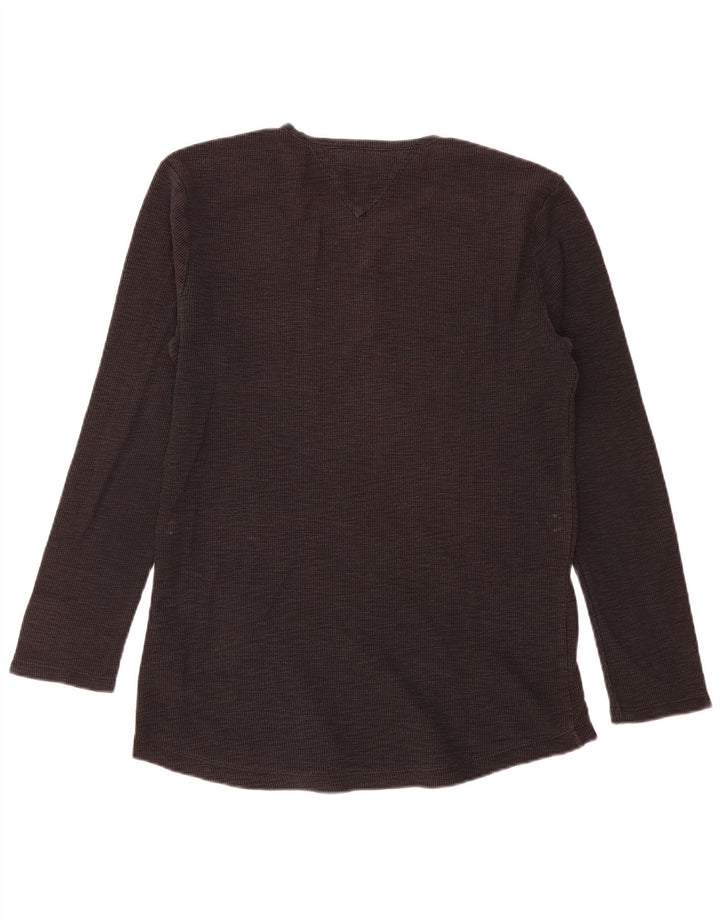 Tommy Hilfiger Uomo Top Manica Lunga Grande Grigio