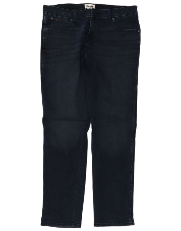 Jeans Wrangler Texas Slim da uomo W36 L32 in cotone blu navy