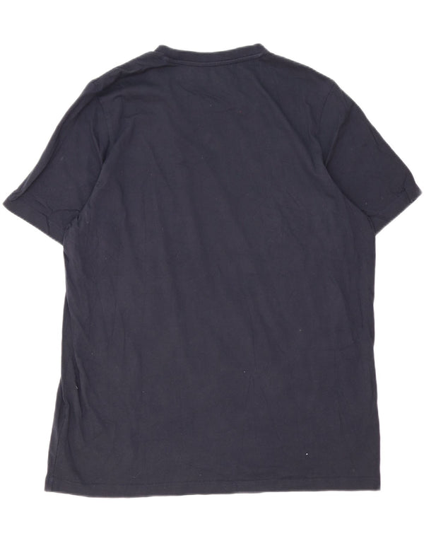 Adidas Hombre Camiseta Gráfica Top XL Azul Marino Algodón
