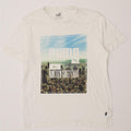 PUMA Mens Graphic T-Shirt Top Medium White Cotton Vintage Puma and Second-Hand Puma from Messina Hembry 