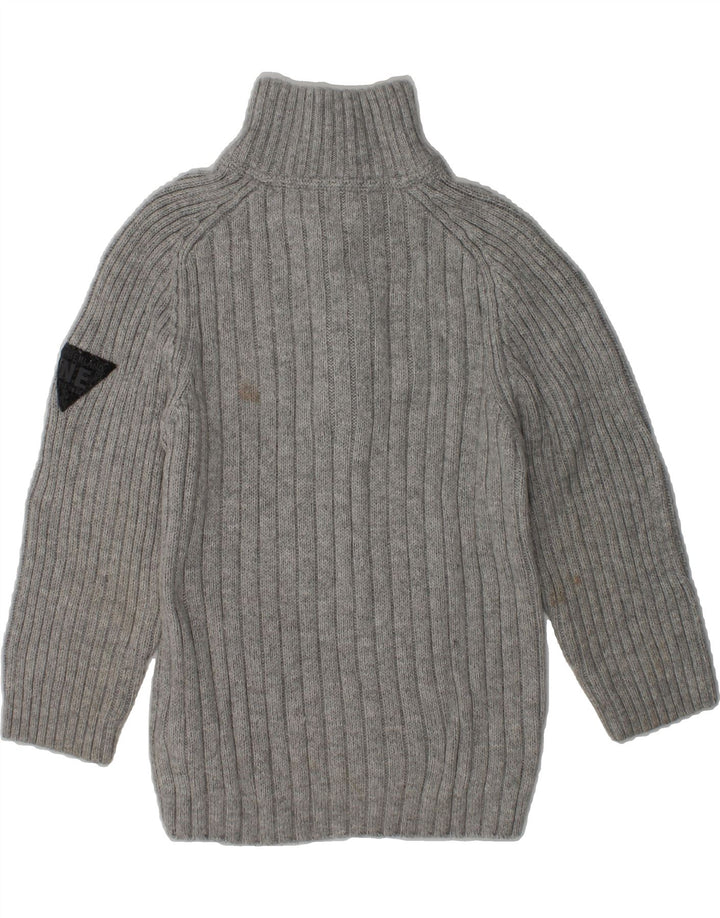 TIMBERLAND Boys Button Neck Jumper Sweater 3-4 Years Grey Cotton | Vintage Timberland | Thrift | Second-Hand Timberland | Used Clothing | Messina Hembry 