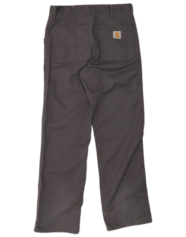 Calça Chino Carhartt Masculina Reta W30 L34 Cinza Poliéster