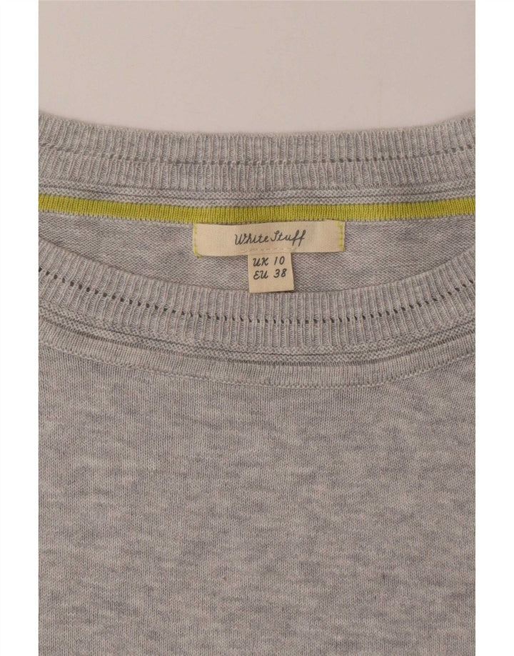 Blusa feminina White Stuff UK 10 pequena cinza