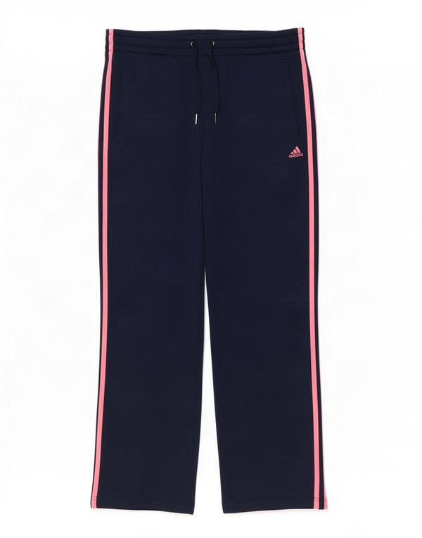 Adidas Pantalon de survêtement Climalite pour femme UK 12/14 Bleu marine moyen
