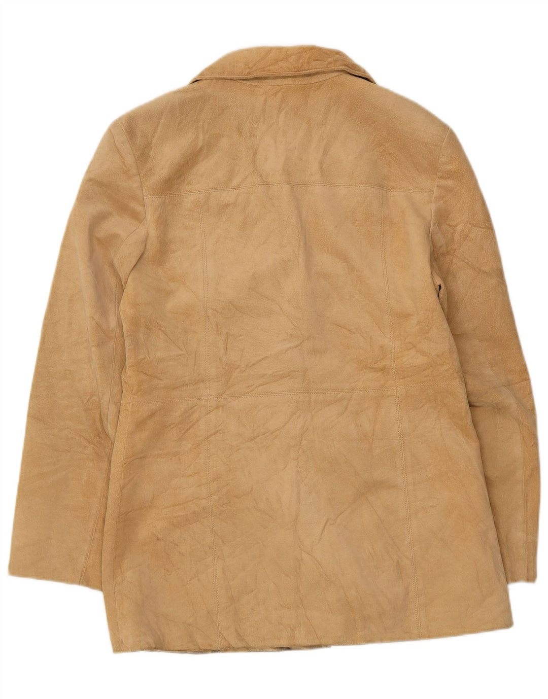Sobretudo feminino de camurça Conbipel IT 50 XL couro bege