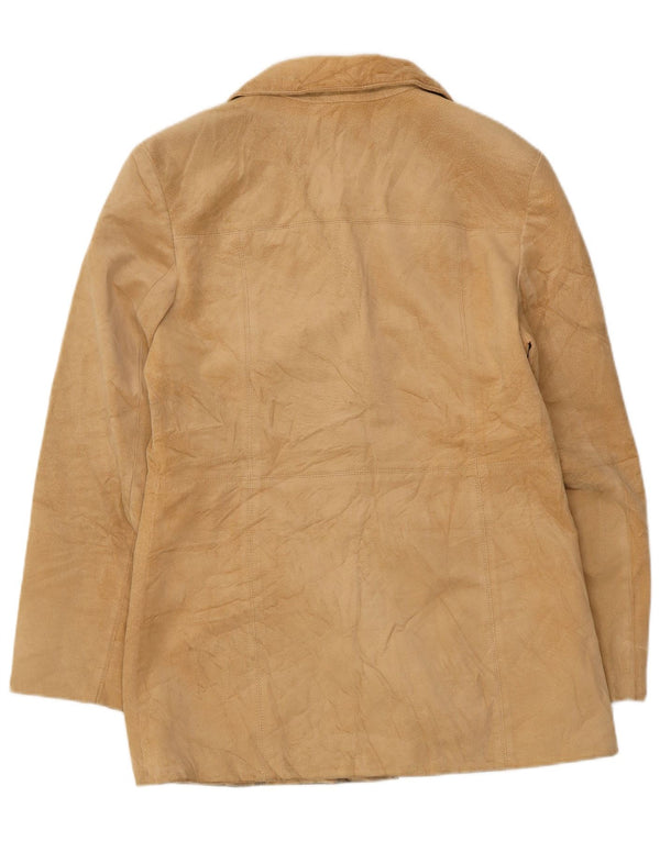 Conbipel Damen Wildledermantel IT 50 XL Beige Leder