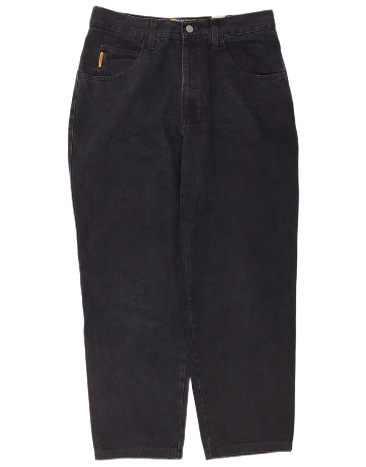 Armani koniske jeans til kvinder W30 L28 sort bomuld