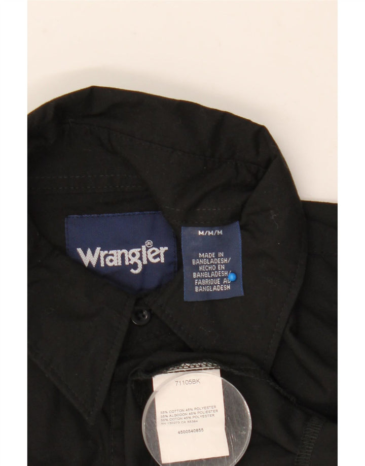 Wrangler Herrenhemd Mittelschwarze Baumwolle