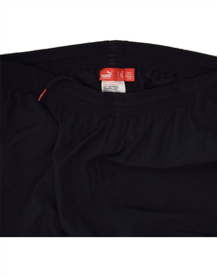 PUMA Mens Tracksuit Trousers Medium Black Polyester | Vintage Puma | Thrift | Second-Hand Puma | Used Clothing | Messina Hembry 