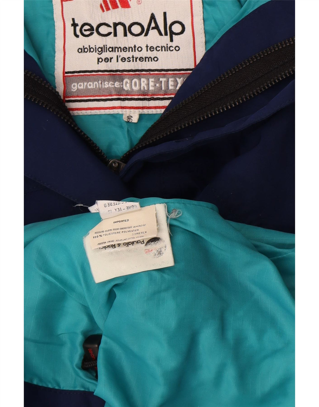 Giacca da sci oversize con cappuccio da donna TECNOALP EU 46 XL blu poliestere